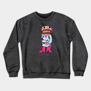 Cartoon lady Crewneck Sweatshirt